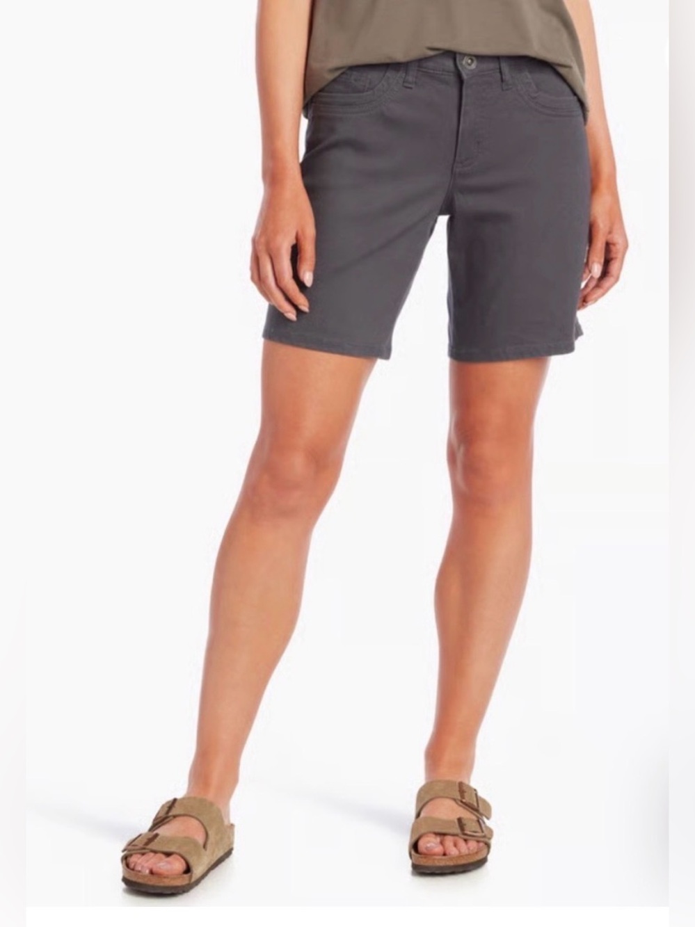 KÜHL Women's Kontour Shorts in Dark Charcoal Size 6